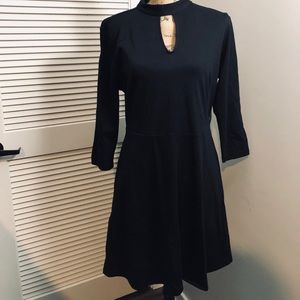 NY & Company 3/4 sleeve fit & flare dress